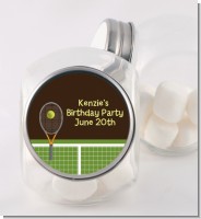 Tennis - Personalized Birthday Party Candy Jar