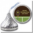 Tennis - Hershey Kiss Birthday Party Sticker Labels thumbnail