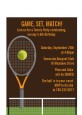 Tennis - Birthday Party Petite Invitations thumbnail