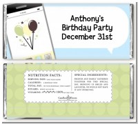 Social Media Texting - Personalized Birthday Party Candy Bar Wrappers