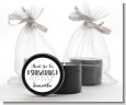 Thank You For Showering - Bridal Shower Black Candle Tin Favors thumbnail