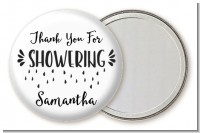Thank You For Showering - Personalized Bridal Shower Pocket Mirror Favors