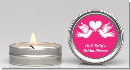 The Love Birds - Bridal Shower Candle Favors