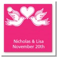 The Love Birds - Personalized Bridal Shower Card Stock Favor Tags thumbnail