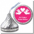 The Love Birds - Hershey Kiss Bridal Shower Sticker Labels thumbnail