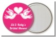 The Love Birds - Personalized Bridal Shower Pocket Mirror Favors thumbnail