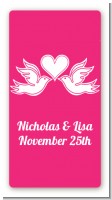 The Love Birds - Custom Rectangle Bridal Shower Sticker/Labels