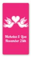 The Love Birds - Custom Rectangle Bridal Shower Sticker/Labels thumbnail