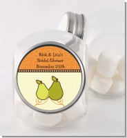 The Perfect Pair - Personalized Bridal Shower Candy Jar