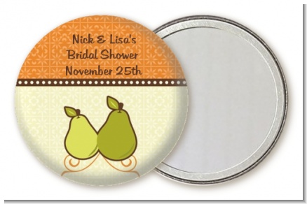 The Perfect Pair - Personalized Bridal Shower Pocket Mirror Favors