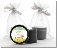 Tiger - Baby Shower Black Candle Tin Favors