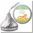 Tiger - Hershey Kiss Baby Shower Sticker Labels thumbnail