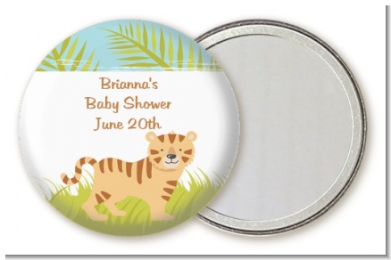 Tiger - Personalized Baby Shower Pocket Mirror Favors