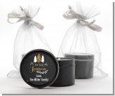 Tis The Season - Christmas Black Candle Tin Favors