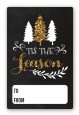 Tis The Season - Custom Large Rectangle Christmas Sticker/Labels thumbnail