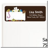 Toy Chest - Birthday Party Return Address Labels