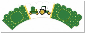 Tractor Truck - Baby Shower Cupcake Wrappers