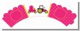 Tractor Truck Pink - Baby Shower Cupcake Wrappers thumbnail