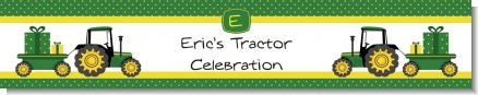 Tractor Truck - Personalized Baby Shower Banners
