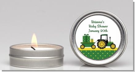 Tractor Truck - Baby Shower Candle Favors