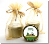 Tractor Truck - Baby Shower Gold Tin Candle Favors