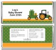 Tractor Truck - Personalized Baby Shower Candy Bar Wrappers thumbnail