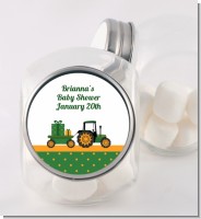 Tractor Truck - Personalized Baby Shower Candy Jar