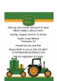 Tractor Truck - Baby Shower Petite Invitations thumbnail