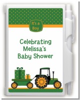 Tractor Truck - Baby Shower Personalized Notebook Favor