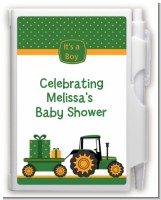 Tractor Truck - Baby Shower Personalized Notebook Favor