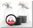 Tractor Truck Pink - Baby Shower Black Candle Tin Favors thumbnail