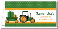 Tractor Truck - Personalized Baby Shower Place Cards
