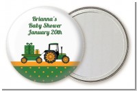 Tractor Truck - Personalized Baby Shower Pocket Mirror Favors