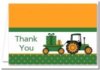 Tractor Truck - Baby Shower Thank You Cards