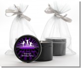 Trampoline - Birthday Party Black Candle Tin Favors