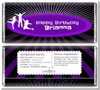 Trampoline - Personalized Birthday Party Candy Bar Wrappers