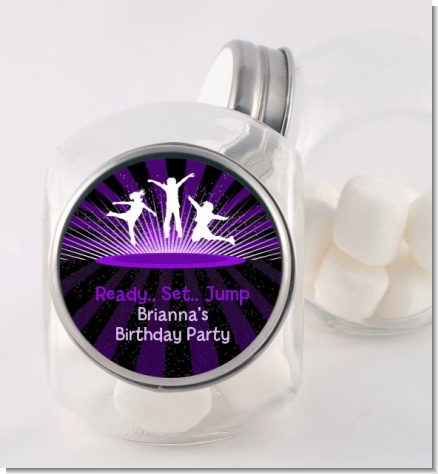 Trampoline - Personalized Birthday Party Candy Jar