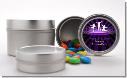 Trampoline - Custom Birthday Party Favor Tins