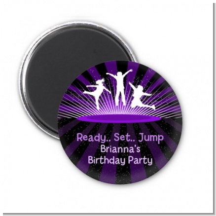 Trampoline - Personalized Birthday Party Magnet Favors