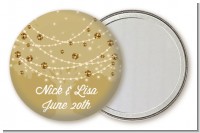 Tree Glitter String Lights - Personalized Bridal Shower Pocket Mirror Favors