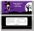 Trendy Witch - Personalized Halloween Candy Bar Wrappers thumbnail