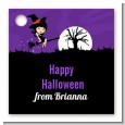 Trendy Witch - Personalized Halloween Card Stock Favor Tags thumbnail