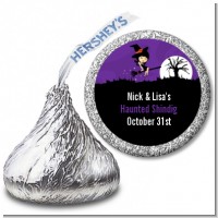 Trendy Witch - Hershey Kiss Halloween Sticker Labels