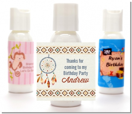 Dream Catcher - Personalized Birthday Party Lotion Favors
