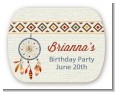 Dream Catcher - Personalized Birthday Party Rounded Corner Stickers thumbnail