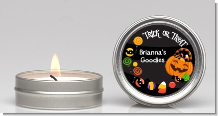 Trick or Treat Candy - Halloween Candle Favors