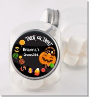 Trick or Treat Candy - Personalized Halloween Candy Jar