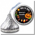 Trick or Treat Candy - Hershey Kiss Halloween Sticker Labels thumbnail