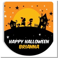 Trick or Treat - Personalized Hand Sanitizer Sticker Labels