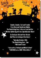 Trick or Treat - Halloween Invitations